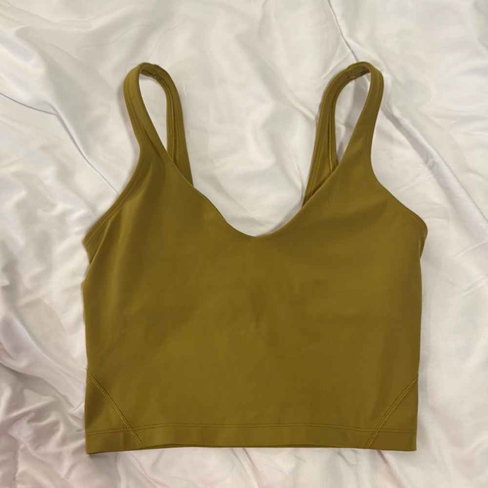 lululemon athletica Olive Crop Top